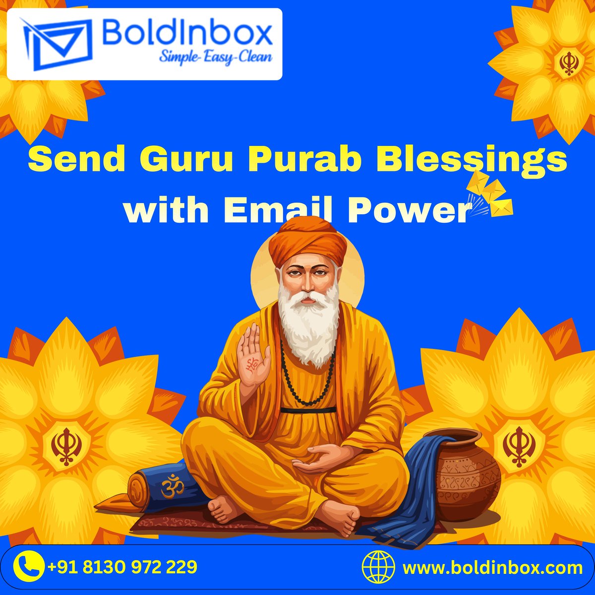 Boldinbox_'s tweet image. 𝐒𝐞𝐧𝐝 𝐛𝐥𝐞𝐬𝐬𝐢𝐧𝐠𝐬 𝐭𝐡𝐚𝐭 𝐭𝐫𝐚𝐯𝐞𝐥 𝐟𝐚𝐫 𝐚𝐧𝐝 𝐢𝐧𝐬𝐩𝐢𝐫𝐞 𝐡𝐞𝐚𝐫𝐭𝐬.
This Guru Purab, let every message carry the spirit of truth, kindness, and connection taught by Guru Nanak Dev Ji. 
#GuruPurab #GuruNanakJayanti #Boldinbox #EmailMarketing #FestiveEmails