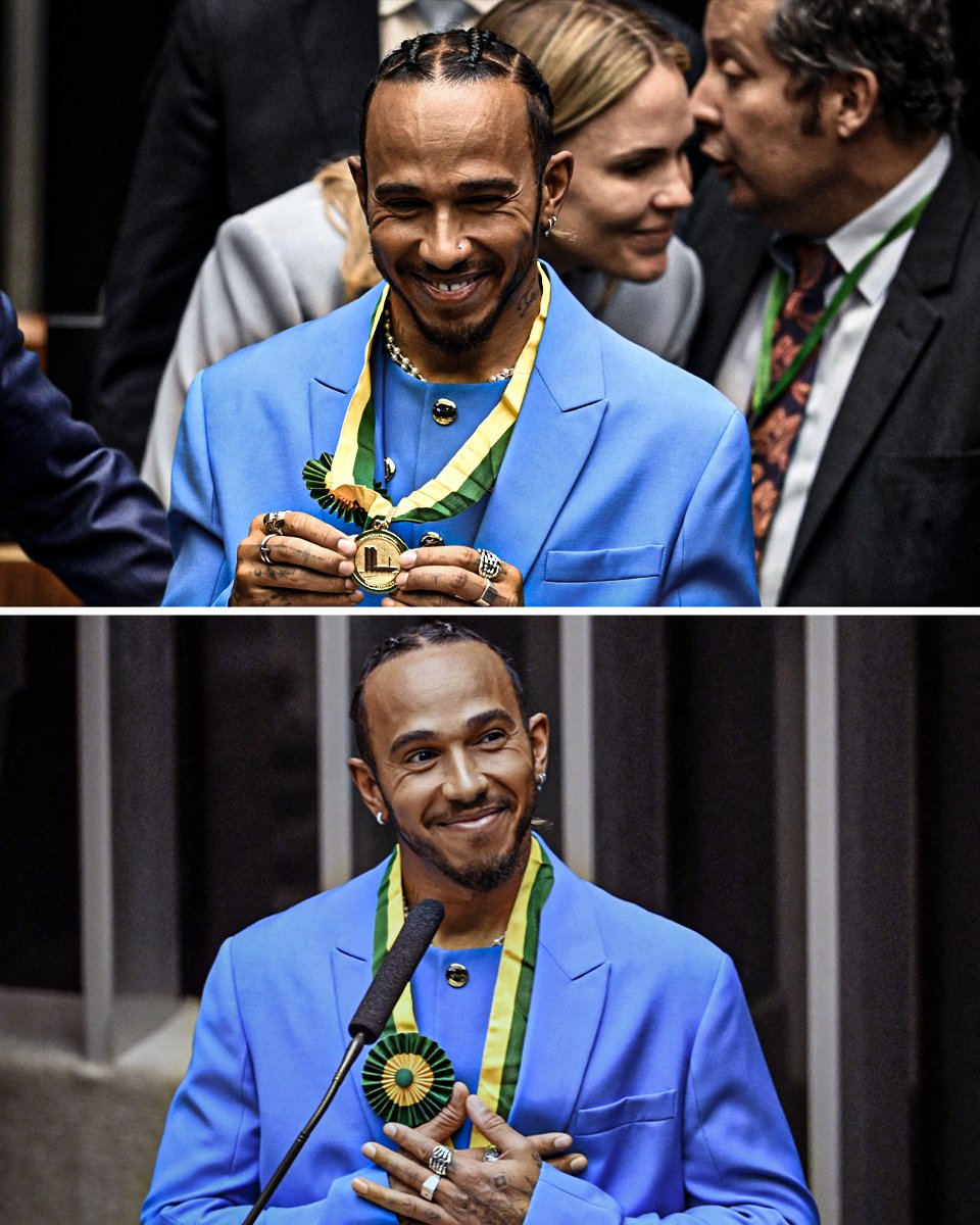 When Sir Lewis Hamilton officially became an honorary citizen of Brazil 🇧🇷. This weekend's Brazilian GP will be his 2nd home race of the season.