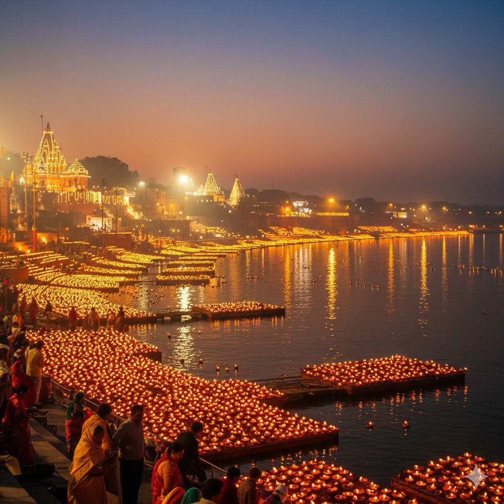 Banaras Glows With More Than 15 Lakh Diyas: Dev Deepawali Lights Up At Ganga Ghats