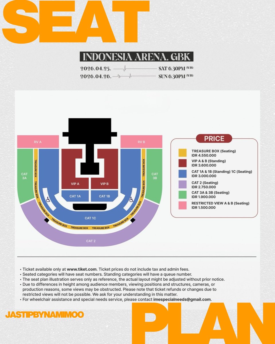 jastipbynamimoo's tweet photo. 🎫 Open jasa war tiket / ticketing service 🎫
TREASURE PULSE ON IN JAKARTA
☑ Use personal data & self payment
☑ Fee 150k-250/tix
☑ Trusted
Form order in bio ༄.°
✉︎ DM for more info
#treasure #pulseoninjakarta #treasurepulseon #treasureinjakarta #jaswar #jastiptrusted https://t.co/pYZIC9QGpE