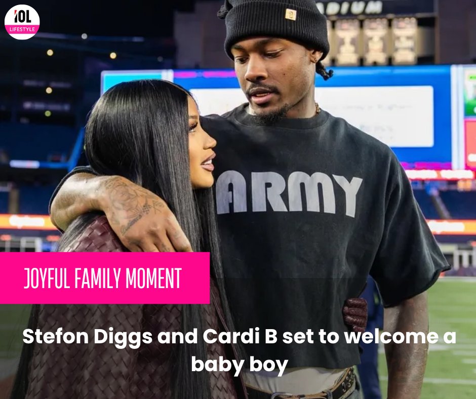 IOL_Lifestyle's tweet image. Stefon Diggs is over the moon as he prepares to welcome a new addition to his family, a baby boy, with his girlfriend, Cardi B.
#StefonDiggs #BabyBoy #FamilyJoy
Read on tinyurl.com/yckf697x