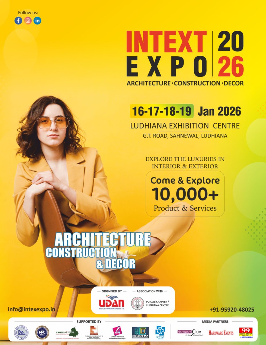 clue_hardware's tweet image. Explore Our Wide Range Online : l.sanitaryclue.in/wvvIyo

📷 CALLING DEALERS &amp;amp; DISTRIBUTORS 📷

📷 Call Now: +91-95920-48025 (or +91 98759 53275)
📷 Venue: Ludhiana Exhibition Centre, G.T. Road, Sahnewal, Ludhiana

#INTEXTExpo2026 #DealerOpportunity #DistributorSearch #UdanMedia