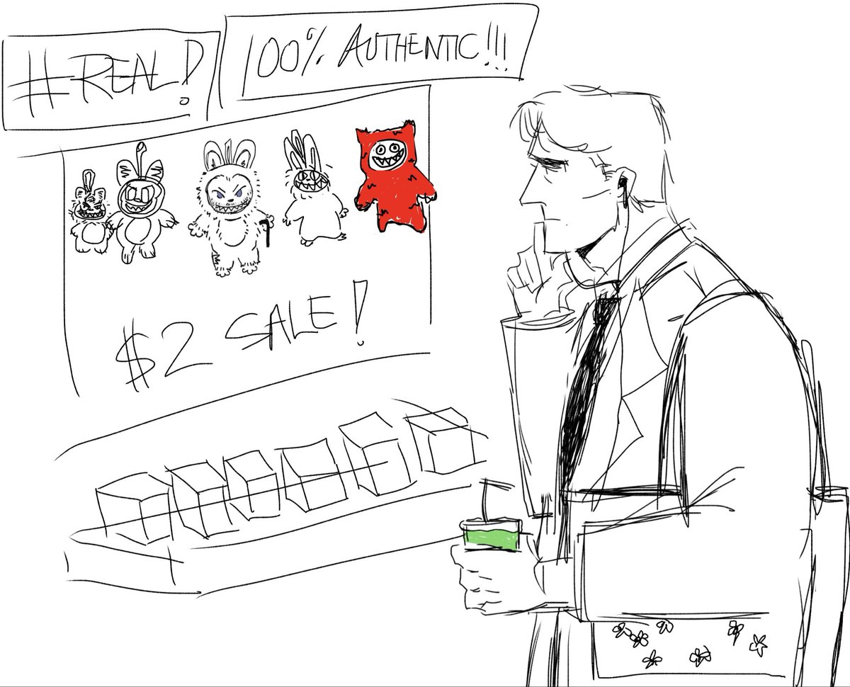 versbose's tweet image. performative male wilson i drew on my phone after i was cruelly abandoned by the train