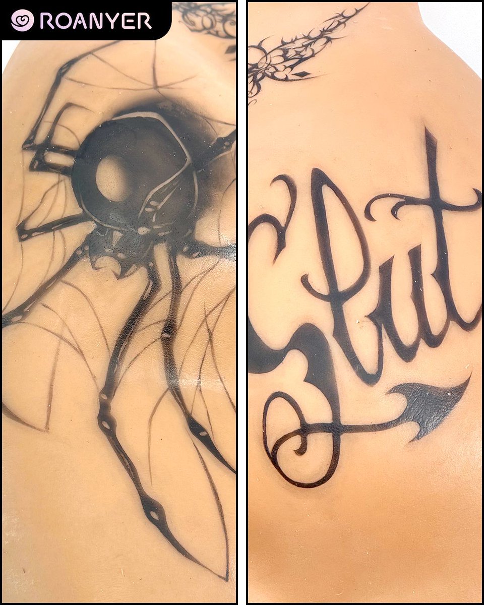 タトゥーみたいな複雑なデザインもカスタムできますよ！🥺
#roanyer #カスタム #シリコン