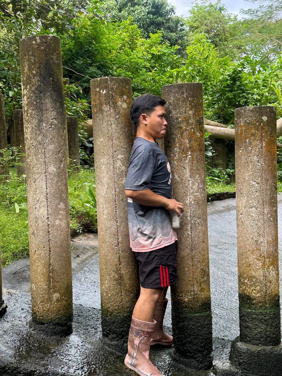 นักออกแบบบอก ทำเสาเป็นช่องๆ 
เอาไว้เวลาฉุกเฉินคนเลี้ยงจะได้หนีฮิปโปได้ทัน
แต่สมัยนั้นยังไม่ค่อยมีของหวาน555 #hippo #PygmyHippo #ขาหมูแอนด์เดอะแก๊ง #หมูเด้งเด้งกี่โมง #Moodeng #พี่ขาหมู #สวนสัตว์เปิดเขาเขียว