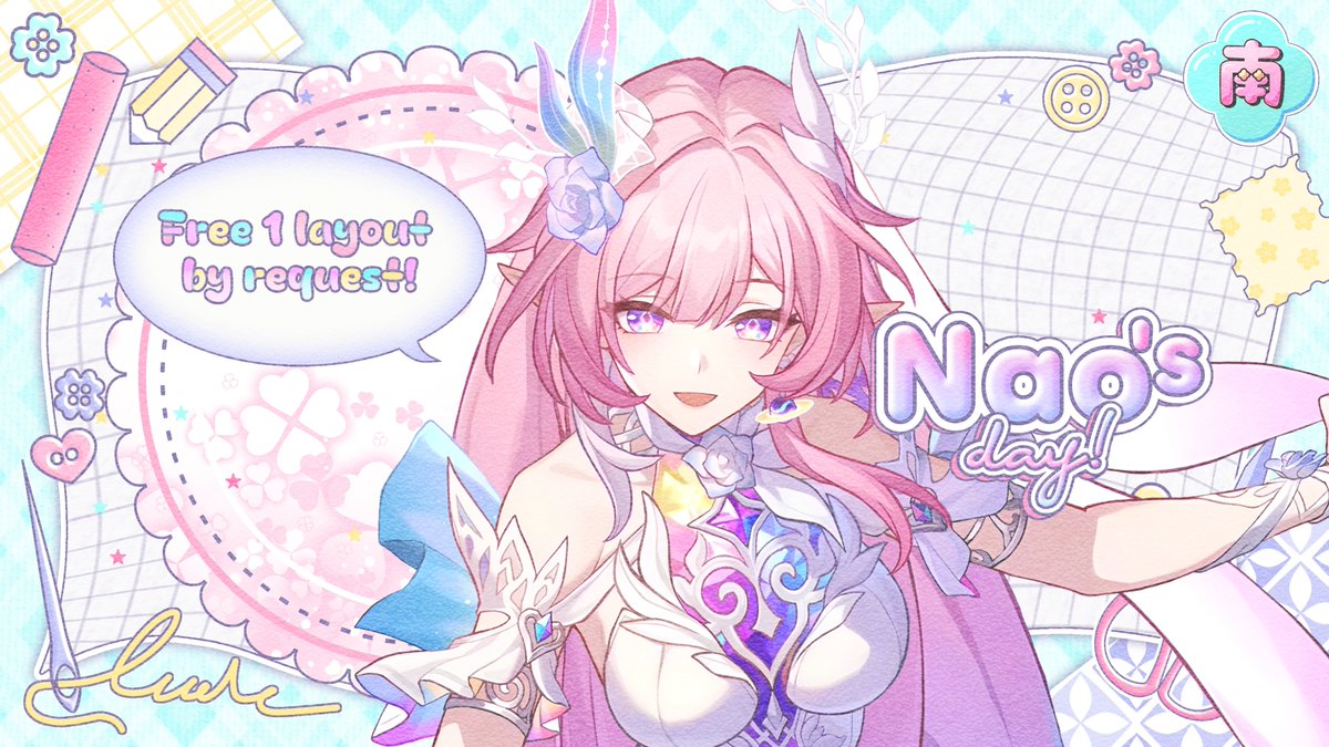･༓☾ GIVEAWAY LAYOUT BY REQUEST ☽༓･

Haloww semuaa, ada free layout by request untuk 1 orang dalam rangka ulang tahun kak Nao <a href="/stetlle/">NAOナオ🍡 — GIVEAWAY📌 genshin, hsr, zzz, lads pilot</a>  (HABIDII KAK!) Untuk syarat joinnya bisa cek ALT yaa💕

Sfu #zonauang #zonaBA #zonajajan