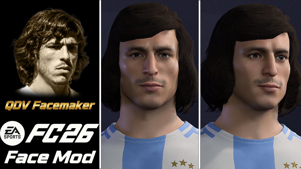 [CLASSIC] Daniel Passarella Face Mod - [FC 24/25/26][FIFA 23]

buymeacoffee.com/qdvfacemaker/e… 

#FC26 #FC25 #FC24 #FIFA23 #Facemod #Classic #Argentina
