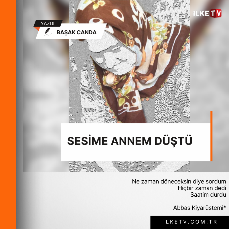 🖊️Başak Canda yazdı: Sesime annem düştü

◾"Her şey yarım ve gece ile gündüzün devinimi gibiydi.
Annem özlemini yanına alıp gitti.
Benim özlemim hâlâ büyük ve darda"

<a href="/BasakCanda/">başak canda</a>
➡️ilketv.com.tr/sesime-annem-d…