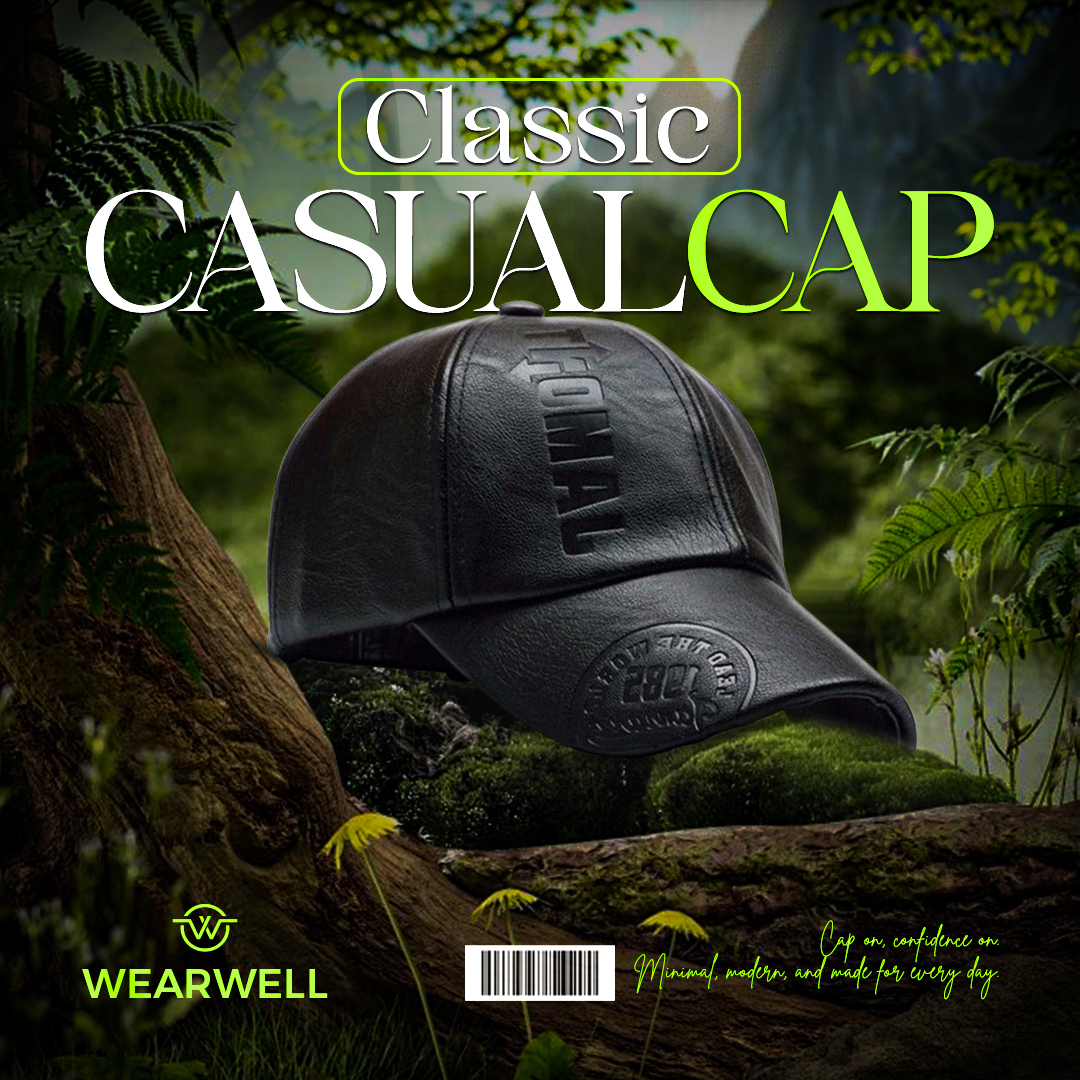 SivecArts's tweet image. Step into a world of timeless style with the Wearwell Classic Casual Cap — where comfort meets confidence.

#CapDesign #CasualCap #ClassicCap #Wearwell #ProductDesign #CapStyle #FashionDesign #HeadwearDesign #OutdoorWear #StreetwearFashion