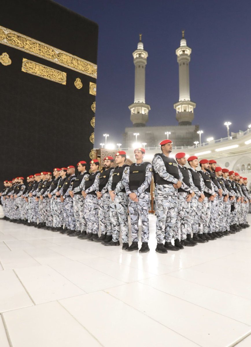 تحية تقدير لرجال الأمن البواسل من القوات الخاصة لأمن الحج والعمرة ..
جزاهم الله عنَّا وعن المسلمين خير الجزاء لما يُقدّمون من خدمة ضيوف الرحمن 💚🇸🇦

 #امن_الحرم_خط_احمر