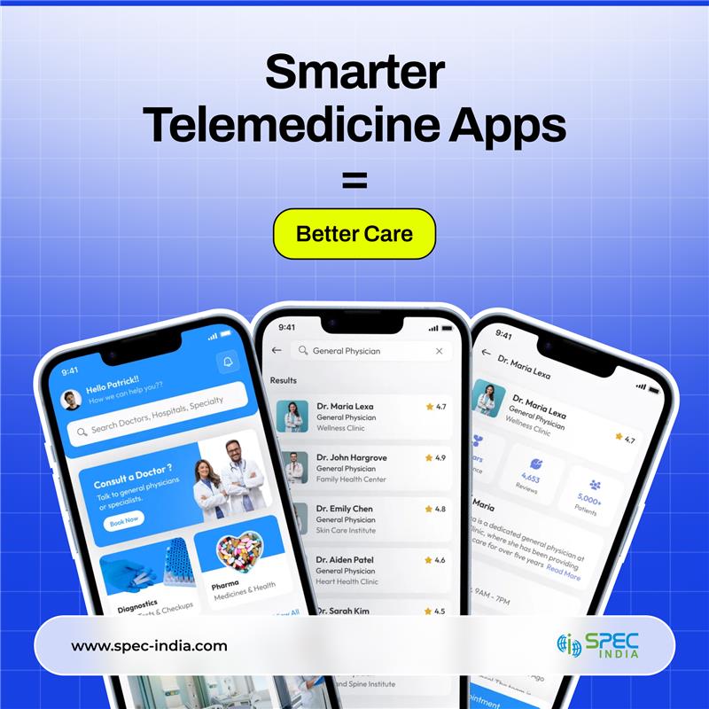 infospec_india's tweet image. Telemedicine is transforming #healthcare by bridging gaps between patients and providers. 🏥💡

Discover key steps &amp;amp; features for building a secure, seamless #telemedicineapp that improves patient outcomes.

Read more 👉 spec-india.com/blog/telemedic…

#healthcareappdevelopment