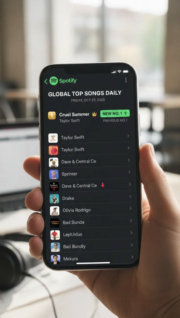 Will Spotify Global Top Songs daily chart show a new No.1 on Fri Nov 7 vs Thu by Nov 9 PT

✅YES: 55%
❌NO: 45%