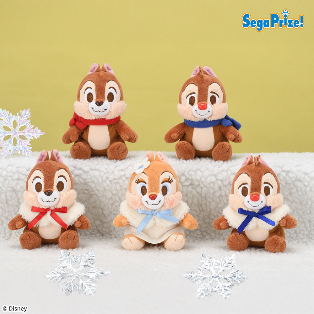 プライズ】 「チップ」と「デール」たちのアイテムが #セガプライズ