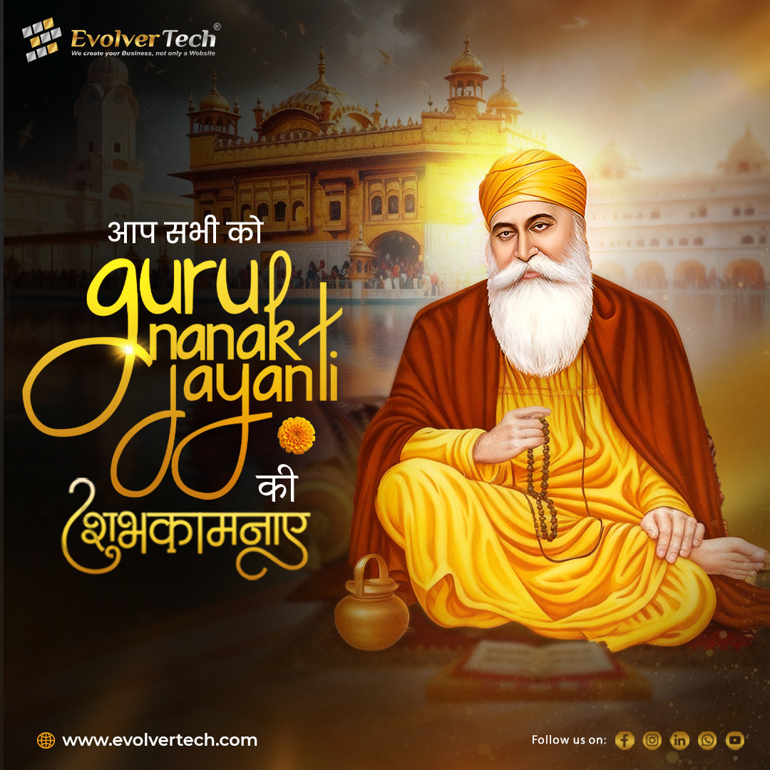 evolver_tech's tweet image. 🪯 On Guru Nanak Jayanti, let’s amplify kindness, wisdom &amp;amp; ethical business values. 🪯
May your digital presence grow like divine light. Warm wishes 🙏
99882-71092, +91 77103-47001
evolvertech.com
#Gurupurab #GuruNanakJayanti #Waheguru #DigitalMarketing #Branding #Growth