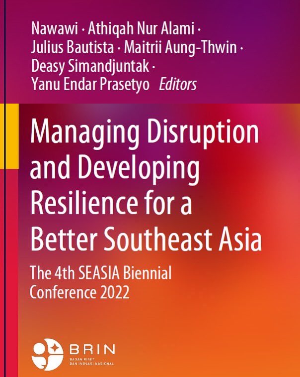 Explore the insight from Nawawi and team in their book chapter "Managing Disruption and Developing Resilience for a Better Southeast Asia."

Read the full article here:
link.springer.com/book/10.1007/9…

#BRIN #Kependudukan #SouthEastAsia #Resilience