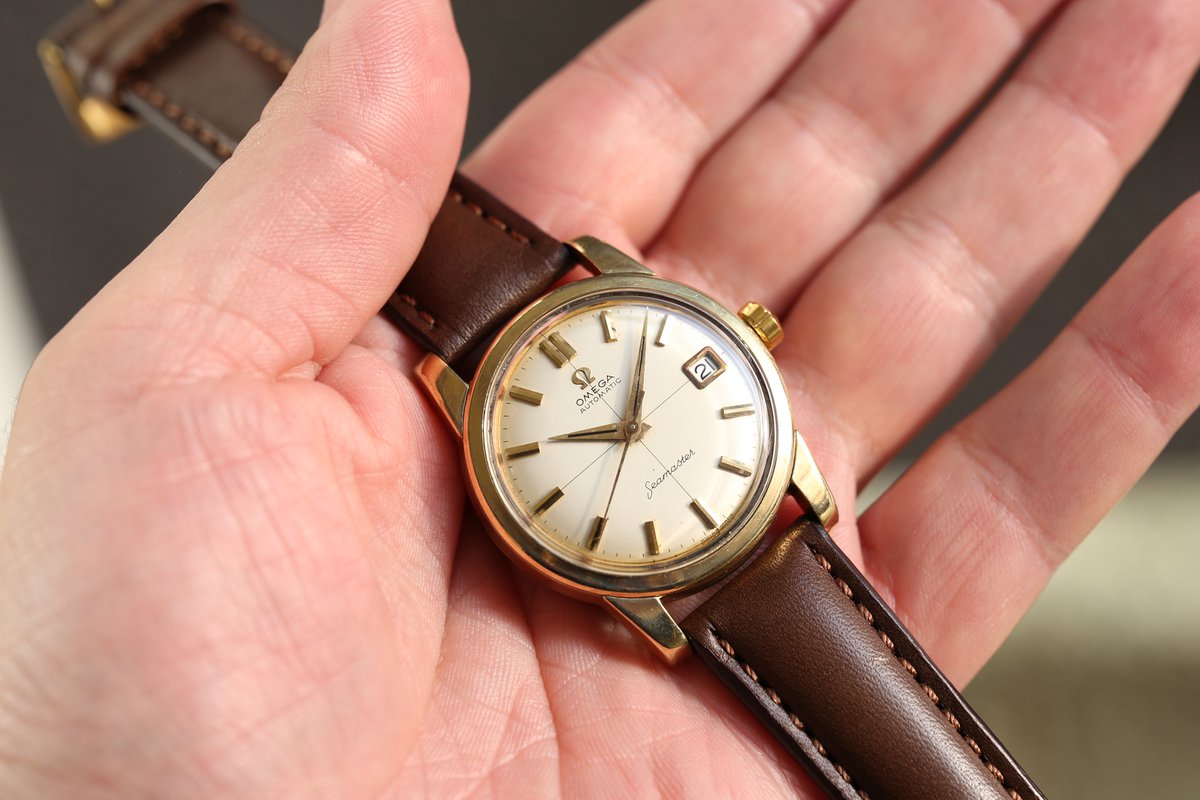 OMEGA Seamaster 金色 時計 Omega Seamaster Quartz Full Gold – Luxo Time Firenze