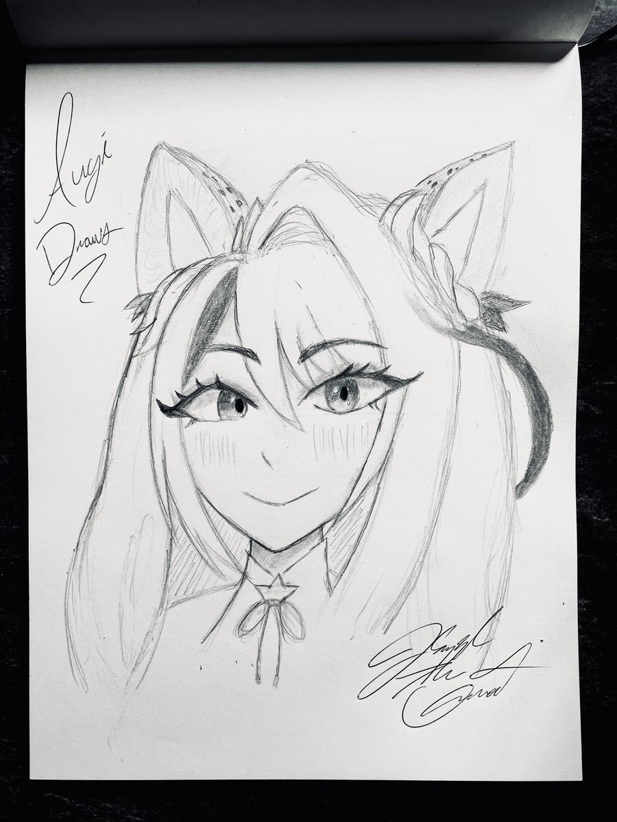 Another Late Night Art practice 

I’ve gotten even faster with my sketches and I tried a different head angle 

Today’s sketches: <a href="/MyraMors/">Myra Mors 📟 Retromancer VTuber</a> &amp; <a href="/augidraws/">Augi 🍓🌟 Space Strawberry</a> 

#spaceberryart  #admyration