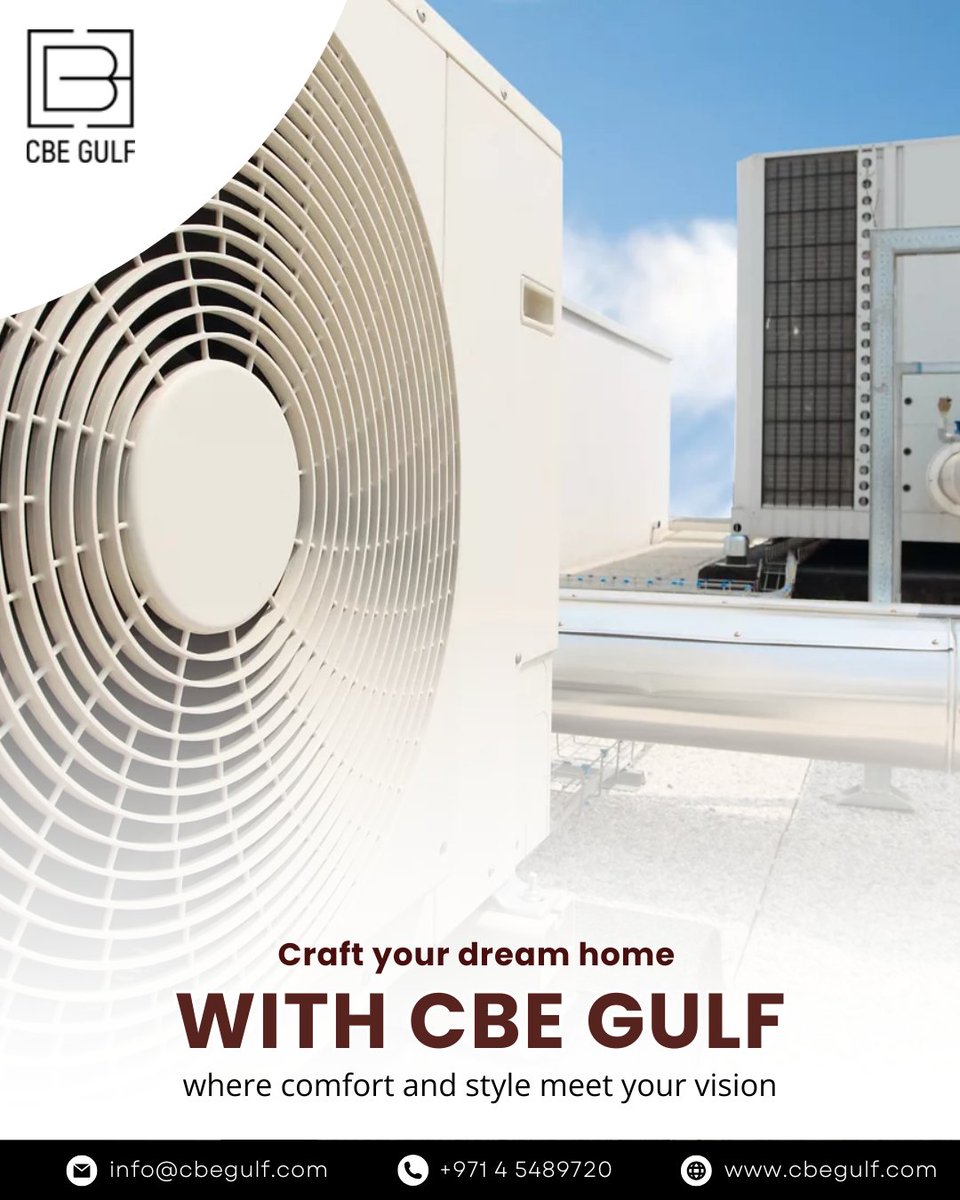 CBEGULF's tweet image. Keep your home comfortable all year round with our advanced HVAC solutions.

🔗Contact us now for a personalized solution:
📧info@cbegulf.com
📞+971 4 5489720
🌐cbegulf.com

#CBEGulf #HVACSolutions #ComfortInEveryRoom #EnergyEfficiency #SmartHome #SustainableLiving