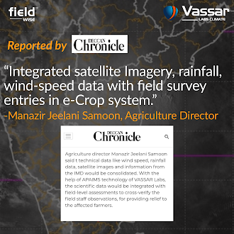 vassar_labs's tweet photo. 🌪️ Speed. Scale. Security.
During Cyclone Montha, #APAIMS enabled Andhra Pradesh to act fast & transparently:
• Identified 6.23L acres at risk
• Sent 69L alerts to farmers
• Guided field action with geo-intelligence
• Ensured fair, rapid relief via satellite + ground checks https://t.co/oyxbI4P3mI
