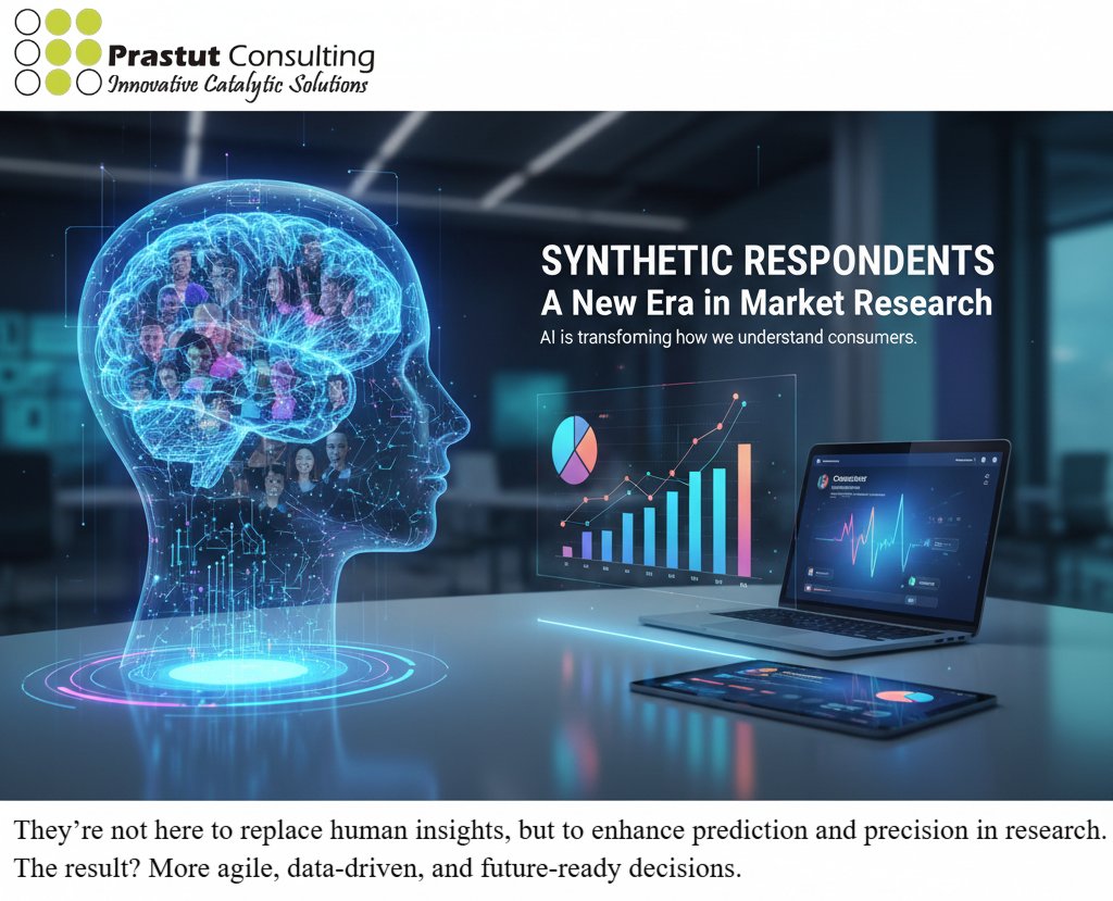 AI is changing the way we do research.
Meet Synthetic Respondents — AI personas that think, feel &amp; respond like real consumers.
Faster insights. Smarter predictions.
The future of market research is already here. 🤖

#MarketResearch #AI #SyntheticRespondents  #PrastutConsulting