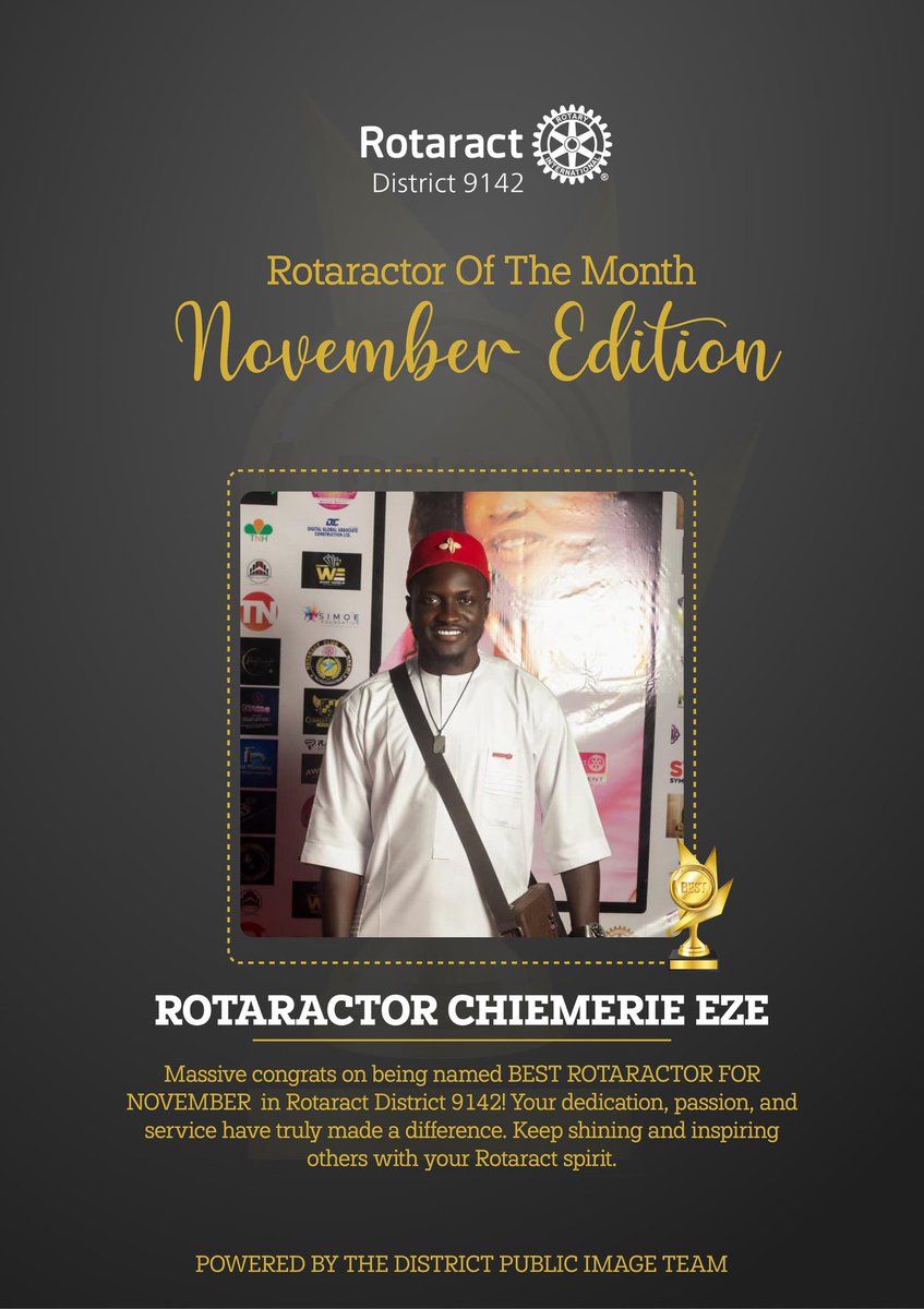 Rotaract District 9142 tweet media