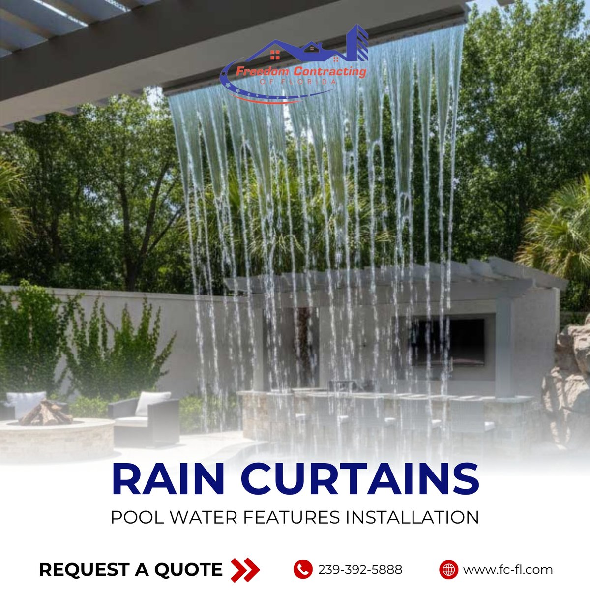 fcfloridausa's tweet photo. 💦 Take Your Pool to the Next Level with Custom Water Features 💦

📞 Call Freedom Contracting of Florida today at 239-392-5888 or visit https://t.co/mFt9fezEHv to design your dream pool oasis! 

https://t.co/VnYzxMV0gA https://t.co/SA5MZsL8h5