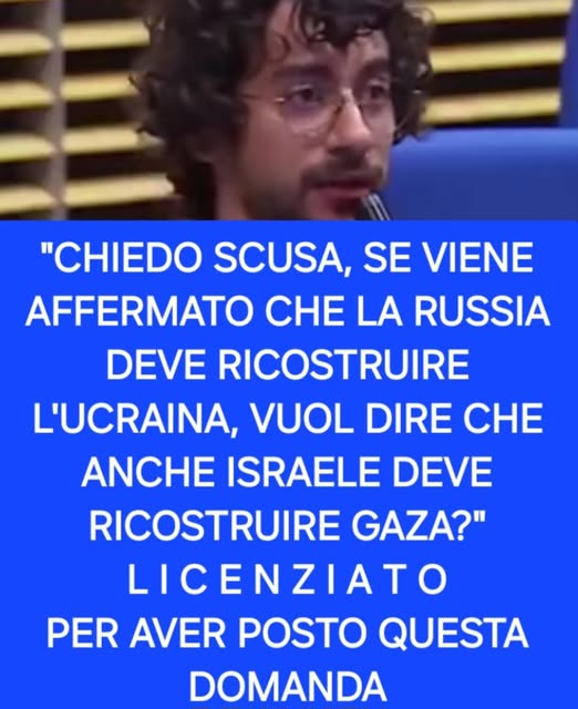 pierpi13's tweet photo. "Se la Russia dovrà pagare per la ricostruzione dell’Ucraina, anche Israele dovrà farlo per Gaza?"
Per aver fatto questa domanda alla portavoce UE Paula Pinho (una delle pochissime vere domande che ho sentito porre negli ultimi anni), il giornalista Gabriele Nunziati è stato licenziato in tronco dall'agenzia Nova a Bruxelles la quale si è giustificata con questa frase : “Domanda assolutamente fuori luogo e di natura erronea”.
E sì, perché la cantilena dei sepolcri imbiancati occidentali è sempre quella: Russia aggressore, Ucraina aggredita, così come quella che vuole Israele
l'aggredito e Hamas l'aggressore; quindi sbagliato mettere Russia e Israele sullo stesso piano e ancora di più accusare gli atlantisti di doppio standard.