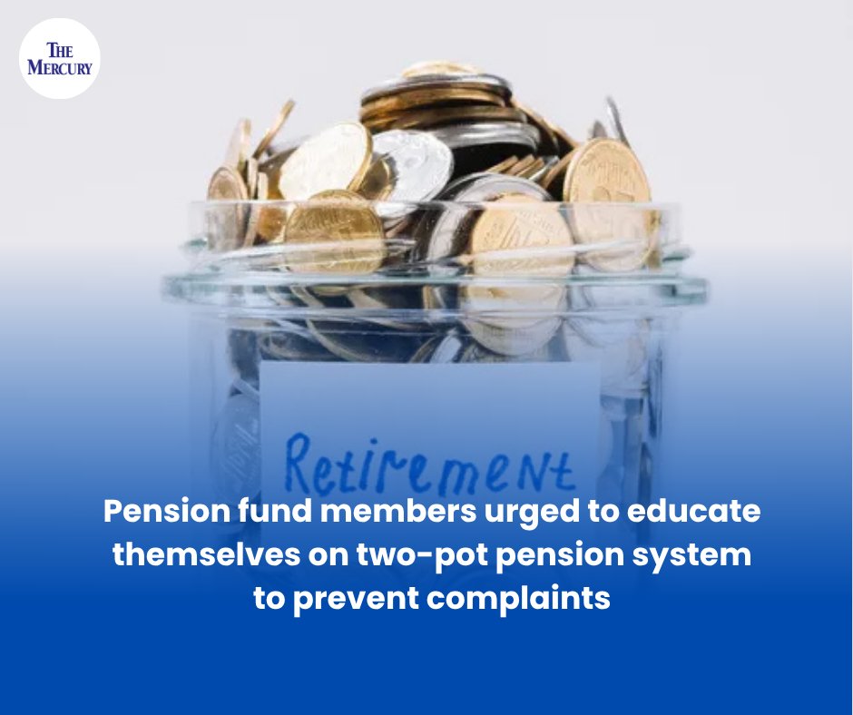 TheMercurySA's tweet image. Confusion over South Africa's two-pot retirement system leads to complaints as members seek clarity on withdrawal rules. 
#PensionFunds #RetirementSavings #TwoPotSystem 
Read more: themercury.co.za/2025-11-04-pen…