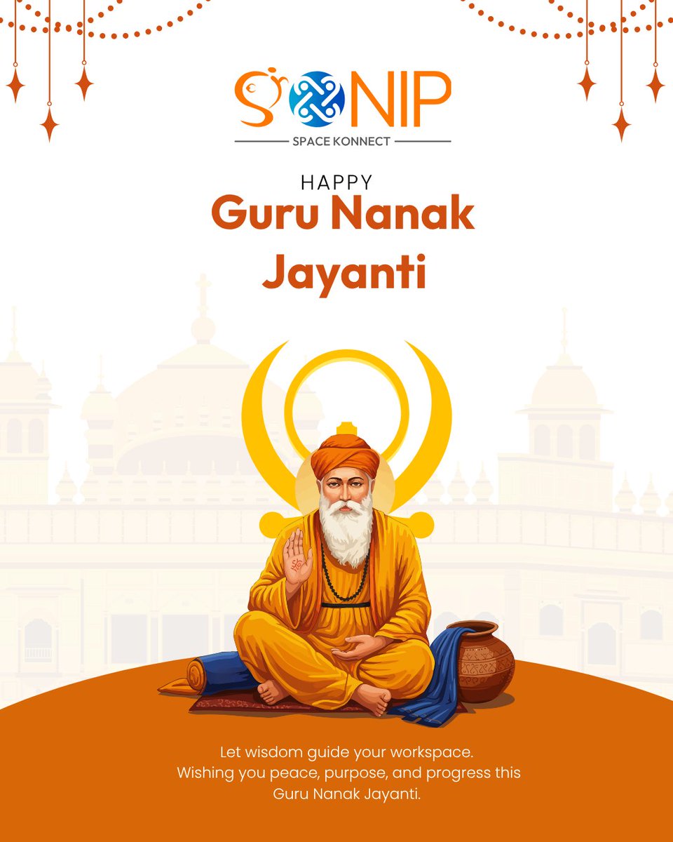 sonipspace's tweet image. On this sacred day of Guru Nanak Jayanti and Kartik Purnima,
may peace, prosperity, and positivity shine in every heart. 
#GuruNanakJayanti #KartikPurnima #Blessings #SonipSpaceKonnect