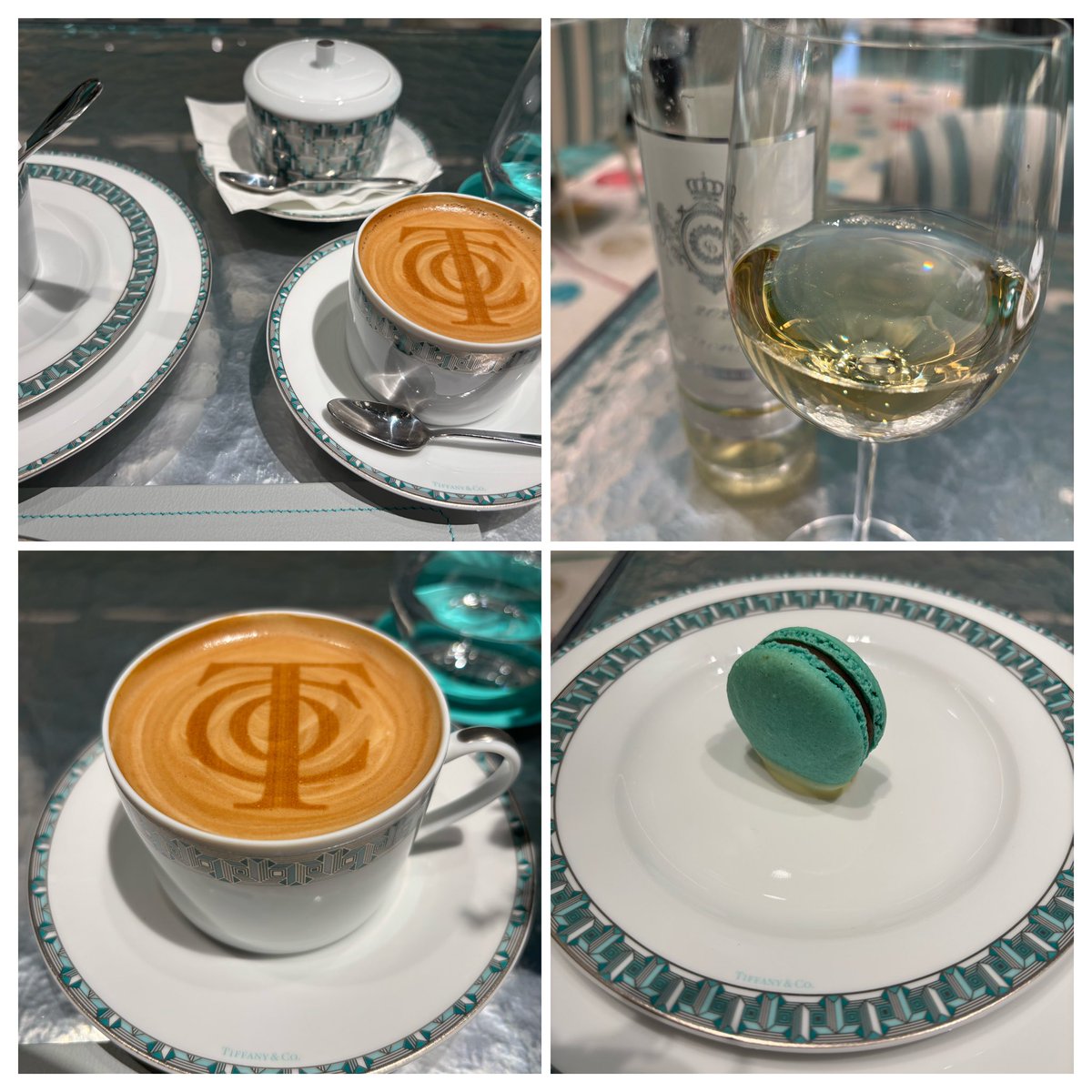 ティファニーカフェでカフェタイム
まぁお酒も飲んだけど🤣