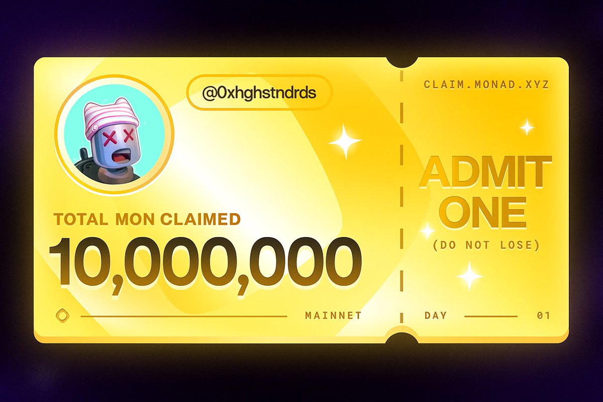 I just woke up and checked my MON allocation, suprisingly.. It got increased. Thanks to <a href="/keoneHD/">Keone Hon</a> &amp; the whole <a href="/monad/">Monad</a> team :>