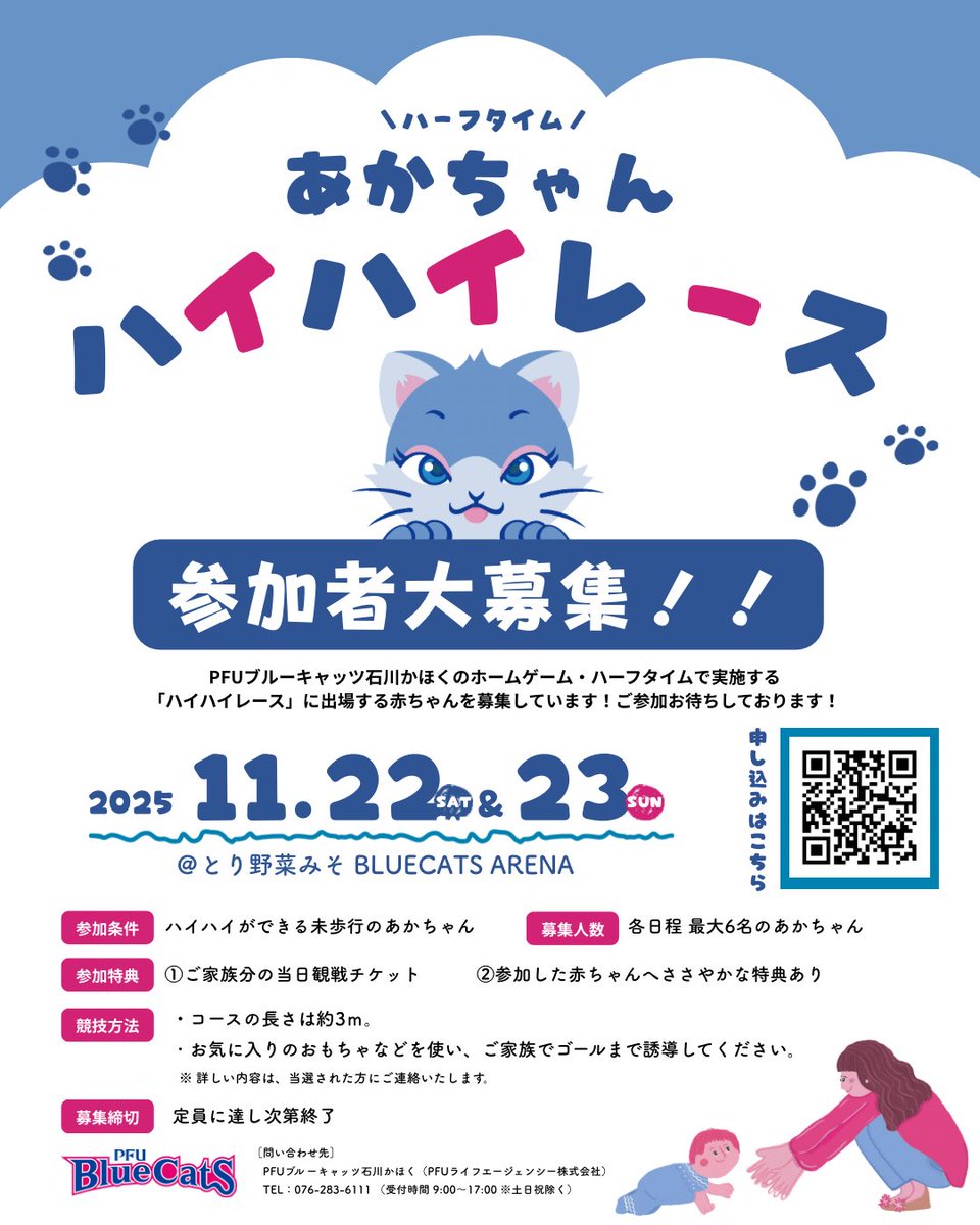 PFUブルーキャッツ石川かほく【Official】 on X