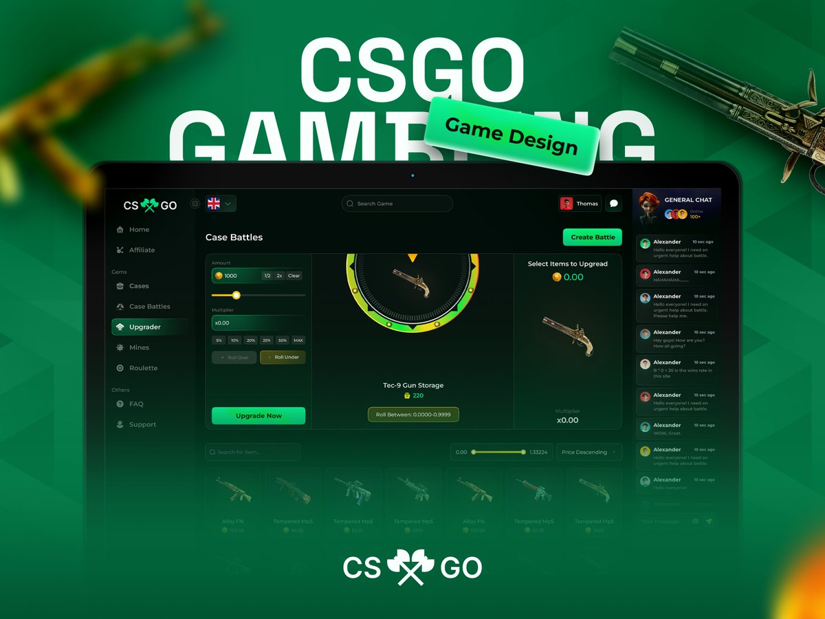 ElaheAshik81137's tweet photo. CSGO Gambling | Upgrader
#gambling #upgrader #game #bigwin #skinbeting #topgamingwork #UIUX #webdesign #casino #cryptocasino #casinowebsite https://t.co/xawszInm1P