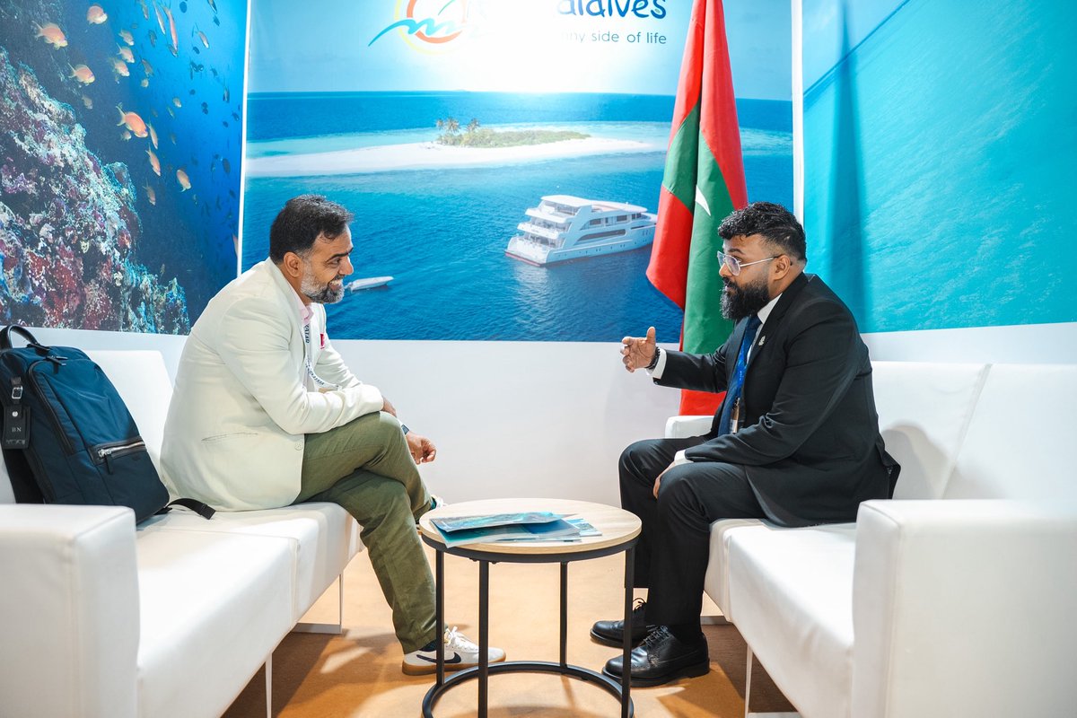 visitmaldivesco's tweet image. World Travel Market 2025 is officially underway! We were honored to represent destination Maldives and showcase the best of the Sunny Side of Life during day 1!
