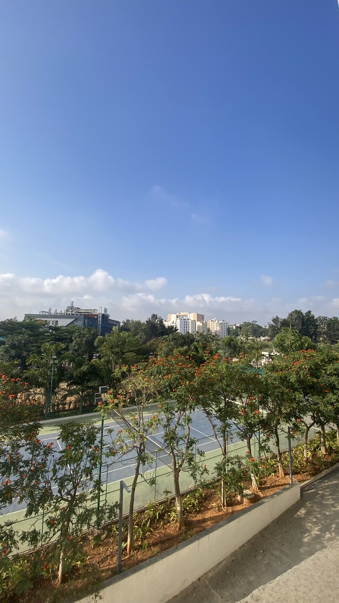 This is not Delhi, this is Bangalore the clean and beautiful weather!