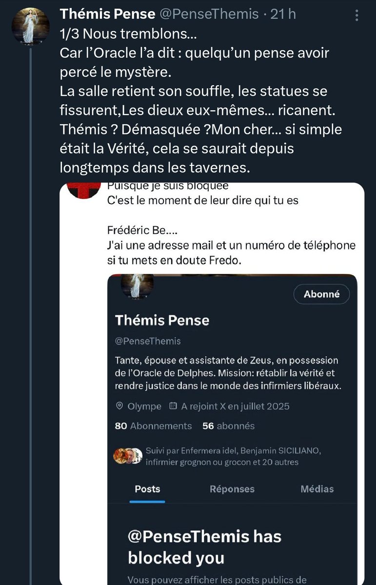 AnneSoleil8's tweet photo. @PenseThemis 

Fredo!

Numéro de téléphone attaché au compte se termine par 7863
Adresse mail que je tais pour le moment mais qui est chez Orange.

Tu es sûr que tu veux jouer au mec non démasqué ?

Je continue ?
Est ce que je j'explique maintenant qui tu es 🤔 https://t.co/5NtJPumA6H