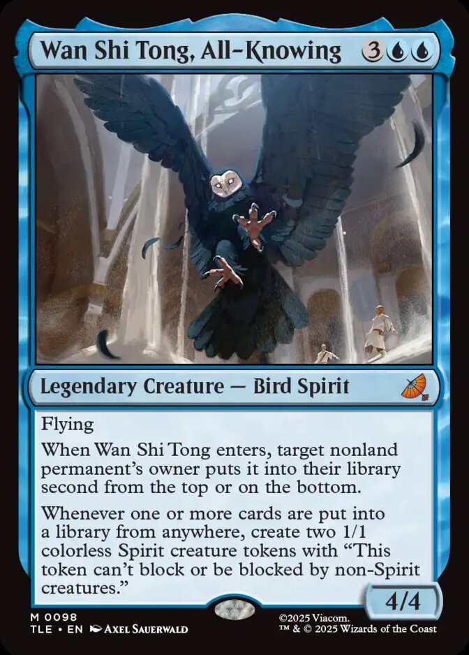 Sr_Dralnu's tweet image. ¡Ya tenía terminado y testeando el #Commander de Wan Shi Tong, y van y me sacan más espíritus sinérgicos!
No voy a poder terminarlo hasta que acaben los previews de #MTGxATLA... 🤷🏻‍♂️