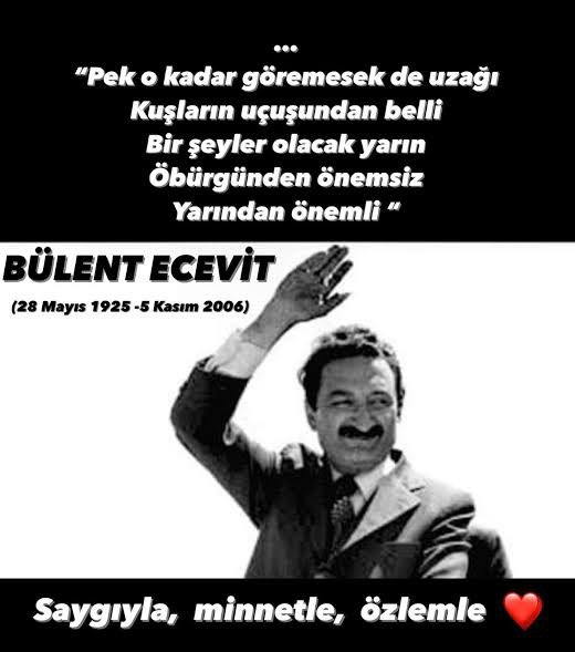 Saygıyla, minnetle, özlemle..