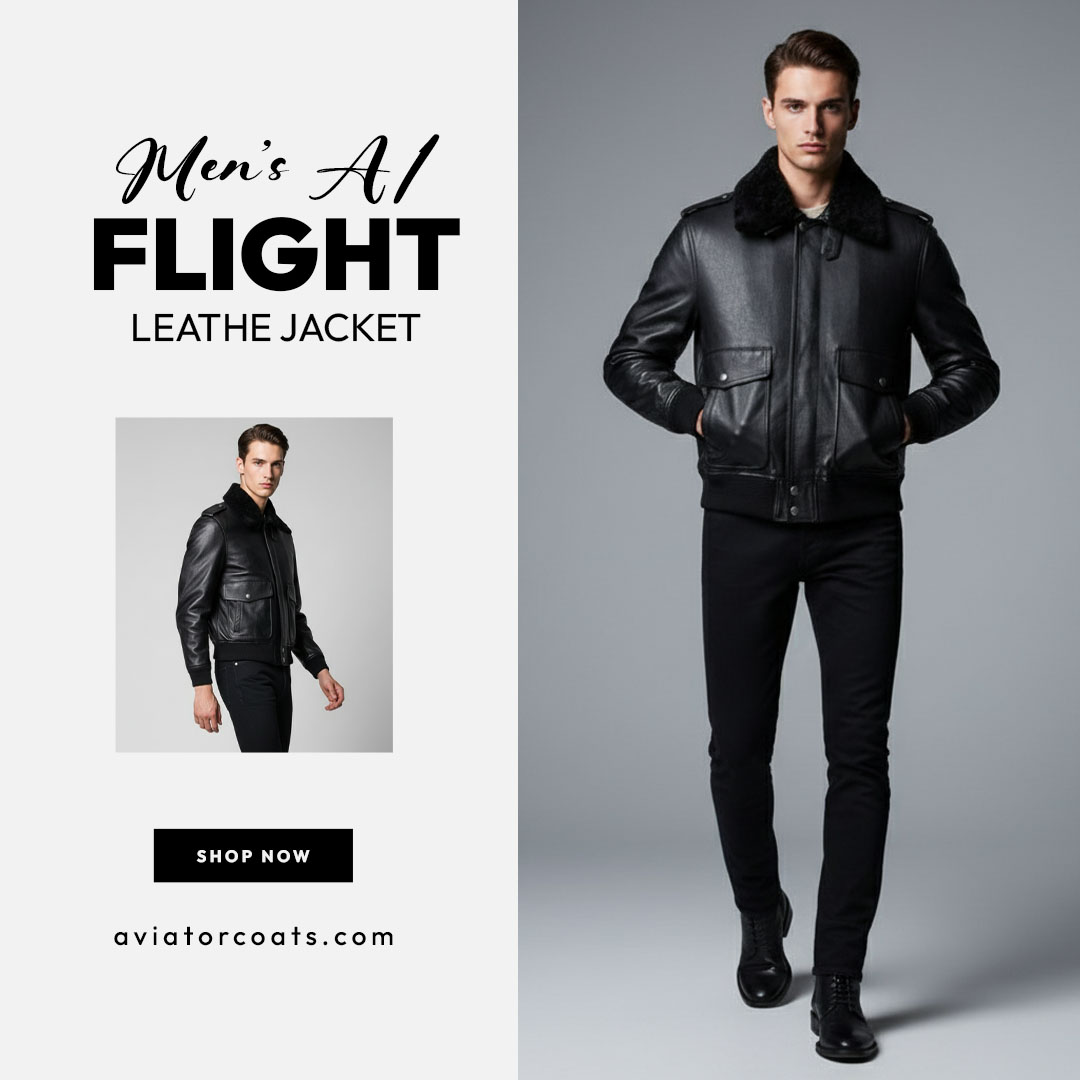 AviatorCoa85323's tweet photo. Take flight in style with the Men’s A1 Flight Leather Jacket rugged, timeless, and built for those who dare to move.
Shop now: https://t.co/RBQXt0AW2Q
#AviatorCoats #MensFashion #FlightJacket #LeatherStyle #AviatorJacket #StreetWear #LuxuryFashion #TrendingNow https://t.co/2rTLHNUKYV