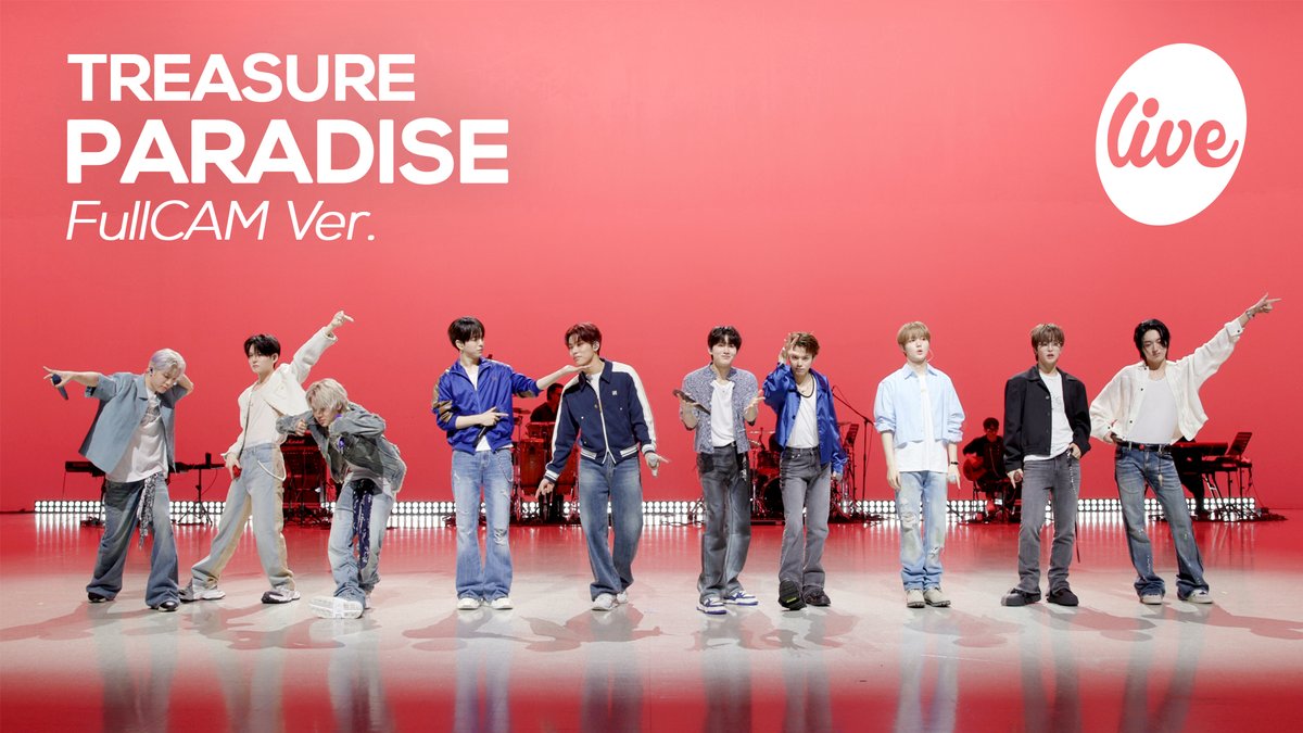itsLIVEofficial's tweet image. 트레저 파라다이스 백만뷰 기념 깜짝선물🎁
풀캠으로 보는 #PARADISE 밴드 라이브 !
TREASURE의 무대를 유튜브 it&apos;s Live 채널에서 지금 바로 확인하세요!

🌴youtu.be/4iCqkD2PTHs🌴

#itsLive #TREASURE #트레저 #PARADISE #KPOP #잇츠라이브