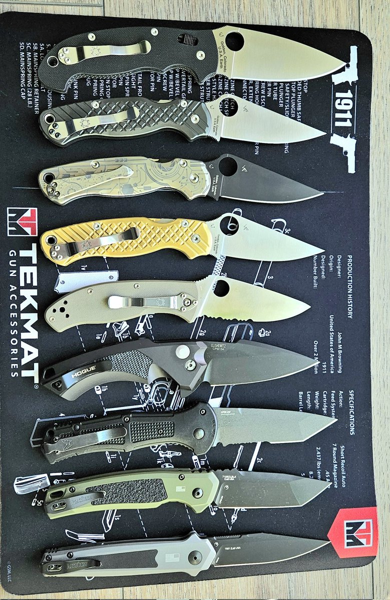 subpar59's tweet image. #Tops
#Spyderco 
#Kershaw 
#Rogue
#Benchmade