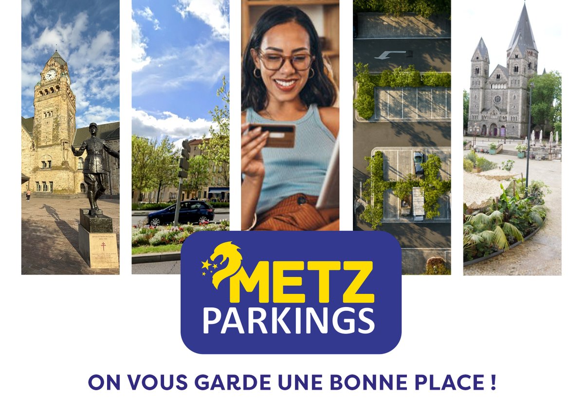 𝗠𝗘𝗧𝗭 𝗣𝗔𝗥𝗞𝗜𝗡𝗚𝗦 : 𝗼𝗻 𝘃𝗼𝘂𝘀 𝗴𝗮𝗿𝗱𝗲 𝘂𝗻𝗲 𝗯𝗼𝗻𝗻𝗲 𝗽𝗹𝗮𝗰𝗲 ! 🛻
Metz Parkings est une entreprise publique locale créée par l’Eurométropole de Metz et la Ville de Metz.

Elle a pour objectif de simplifier le stationnement, d'encourager les mobilités durables