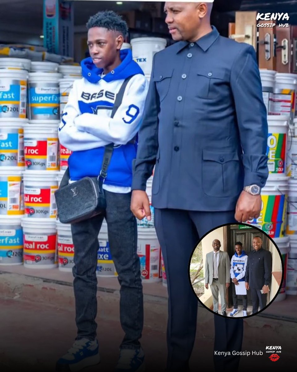 The young Kaluka boy is winning. Soon he will be a graduand from East Africa University