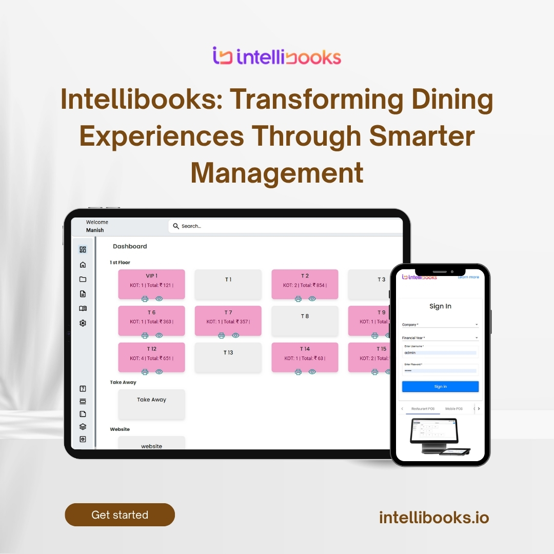 BooksIntelli's tweet image. Visit intellibooks.io for a smarter way to run your restaurant! Intellibooks brings together billing, inventory, and order management into one easy-to-use platform. Streamline daily tasks, reduce manual errors, and focus on what truly matters.

#Intellibooks