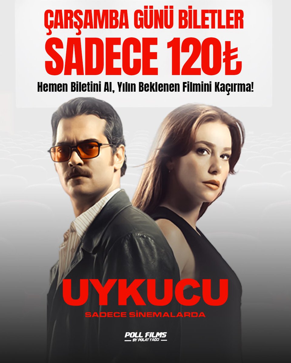 uykucufilmi's tweet photo. Çarşamba günü sinema keyfi bir başka güzel 🍿🌟
BİLETLET SADECE 120 TL 🎟️

#UYKUCU - SADECE SİNEMALARDA 🕶️ https://t.co/w9NrQtgWzH