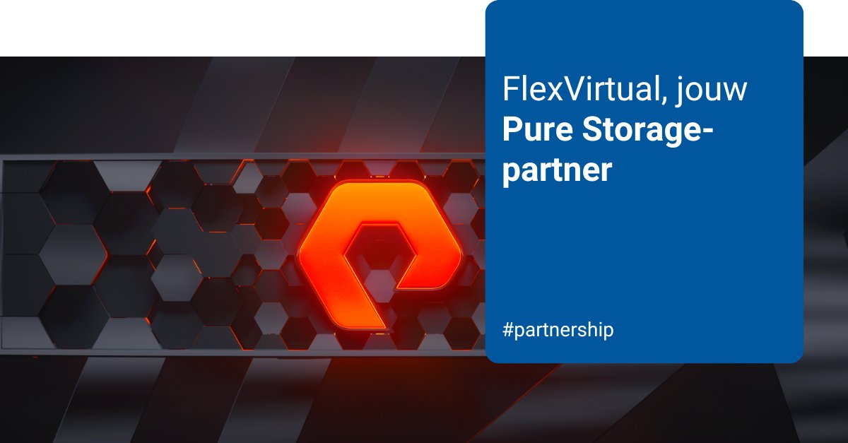 FlexVirtual is al meer dan 10 jaar lang partner van Pure Storage. In die tijd hebben we veel klanten blij gemaakt met hun storage en heel wat nieuwe oplossingen, features en functies mogen verwelkomen. Lees hier meer: loom.ly/1q4fk5Y