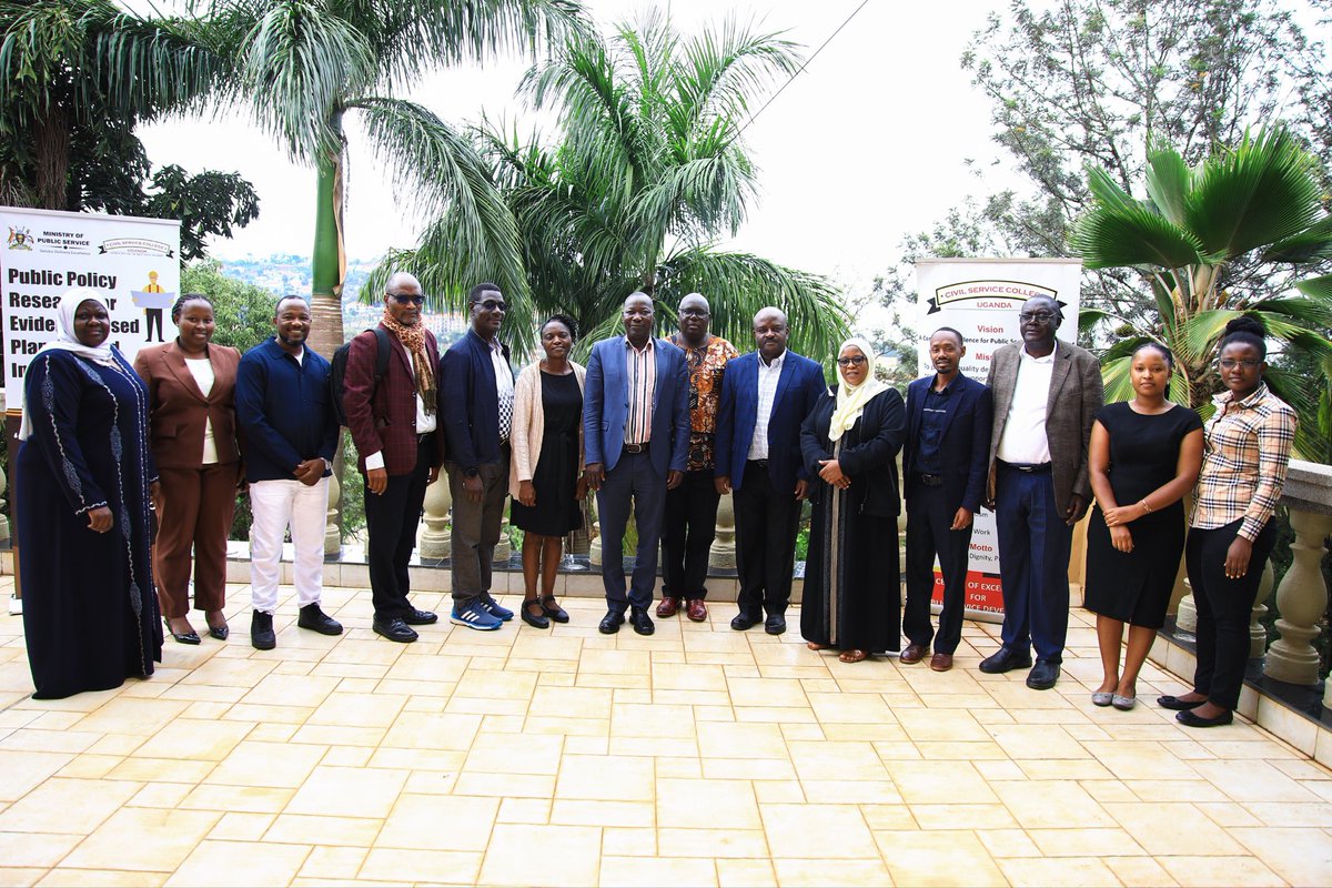 cscuuganda's tweet photo. The Commissioner M&amp;E, Mr. Tejeza Joses, represented the PS/MOPS,  at the closure of a Retreat for members of Research committee of the Ministry of Public Service which was taking place at Serena hotel Kigo from 28th to 31st October 2025. https://t.co/vrvhFqOcCx