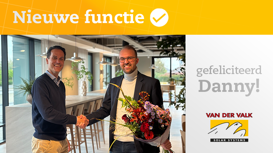 Een nieuwe functie!
 
Danny is na bijna 3 jaar werkzaam te zijn geweest als Commercial Project Manager binnen ons bedrijf doorgegroeid naar Senior Account Manager New Business. 

Van harte gefeliciteerd Danny en heel veel succes in je nieuwe functie! 💐