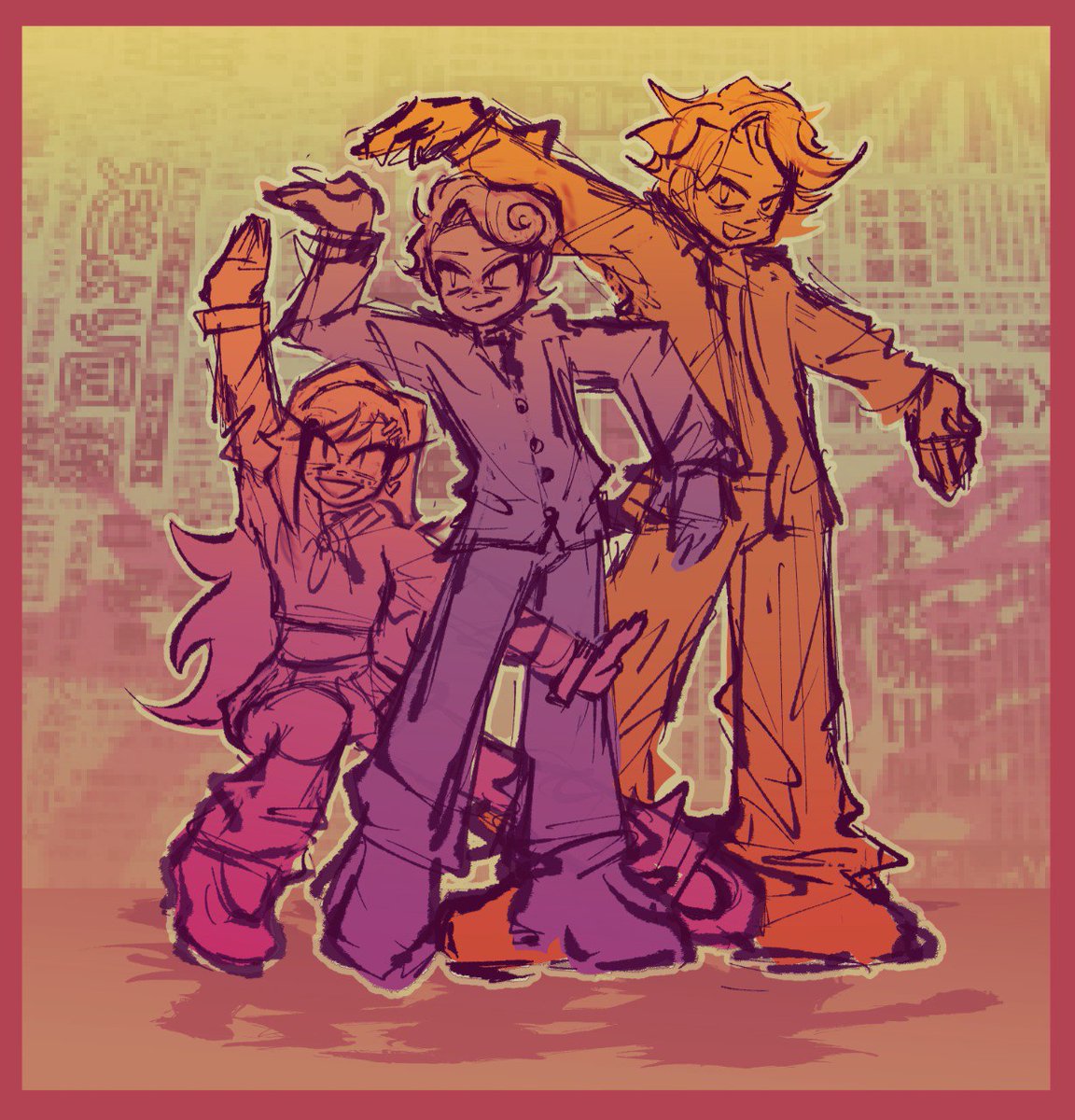 AU sketch. 

#hazbinhotelseason2 #HazbinHotelAbel #HazbinHotelFanart