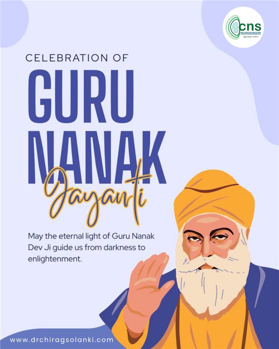 dr_cns's tweet photo. ✨ Celebrating Guru Nanak Jayanti ✨

On this auspicious day, we honor the teachings of Guru Nanak Dev Ji, who inspired humanity with wisdom, equality, and compassion.

Wishing everyone a blessed Guru Nanak Jayanti! 🙏

#GuruNanakJayanti #Blessings #PeaceAndKindness https://t.co/7QHSNDcHFD